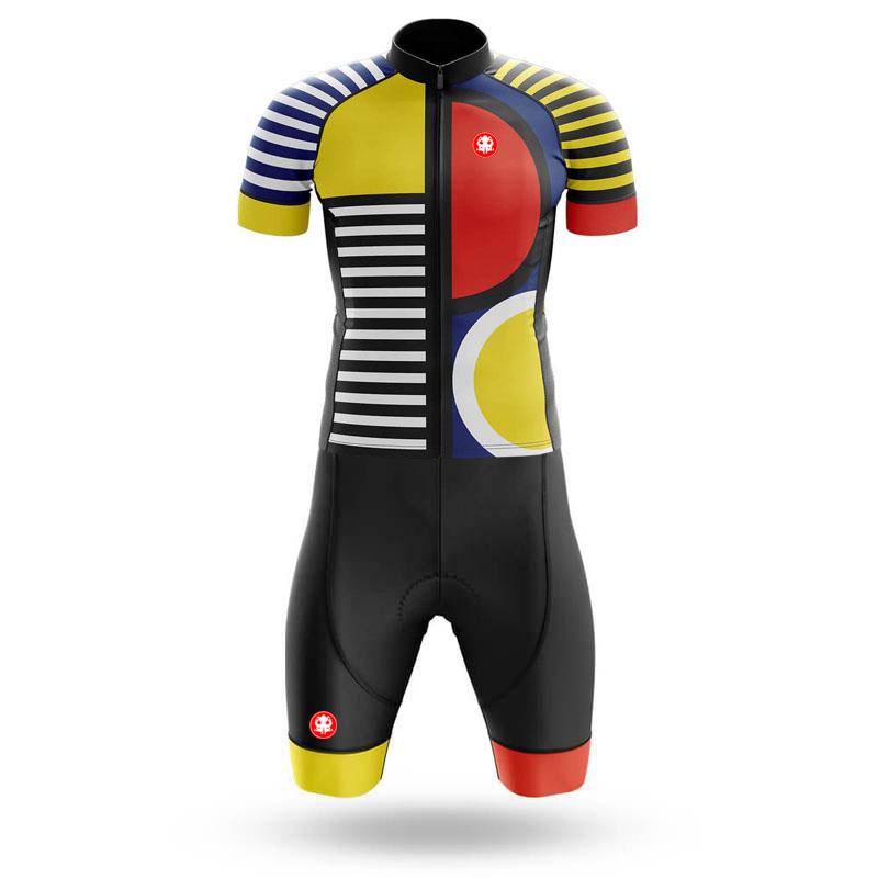 Triathlon Skinsuit Träger Radsport Herren Radtrikot Sommer Atmungsaktiv Radanzug Set 2026