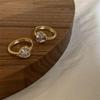 Korean Zirconia Heart Ear Cuff: Elegant, High-End, Exquisite Women's Earrings