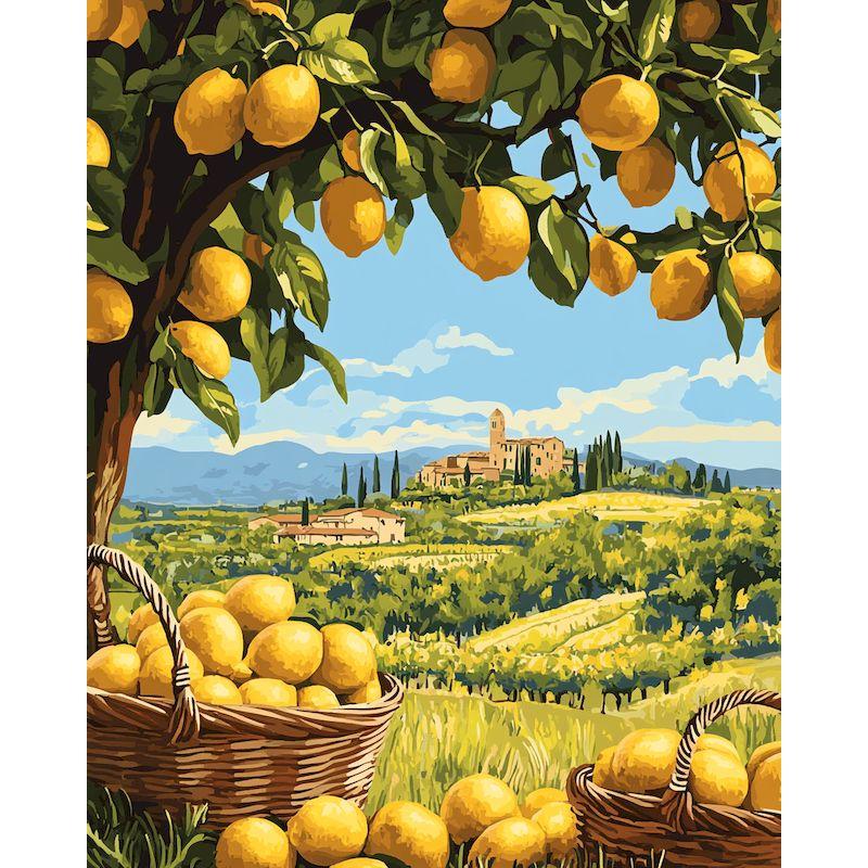 

CHENISTORY 40x50cm Paint By Numbers Kits For Adults Landsape Acrylic Paint Coloring On Canvas Starter Kits For Diy Gift 20x30cm no frame