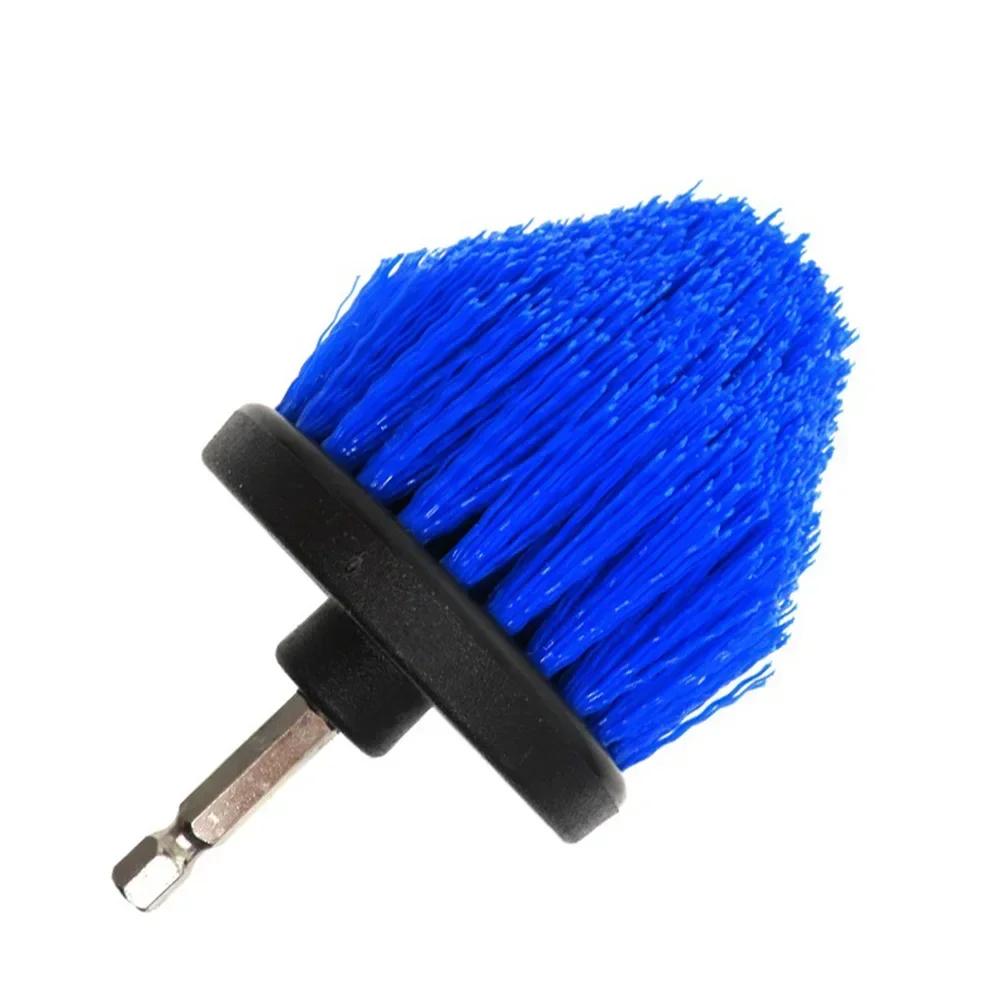 2.5 Inch Electric Cleaning Brush Wheel Brush Car Washing Connecting Rod Conical Detail Cleaning Tool For Furniture Kitchen