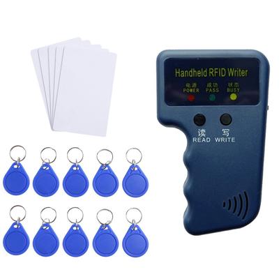 Handheld RFID ID EM4100 Kartenkopierer 125khz ID Leser Schreiber Programmierer Karte Smart Duplikator Kopierer+5/10 STÜCK Tags