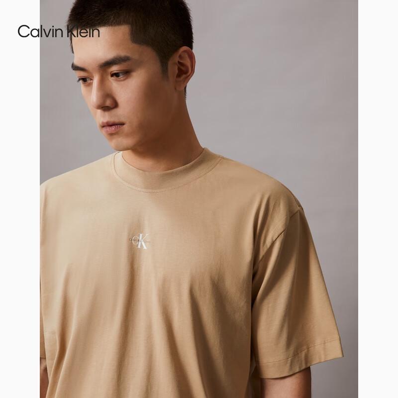 Calvin Klein Jeans Unisex Logo Cotton Short Sleeve T-Shirt