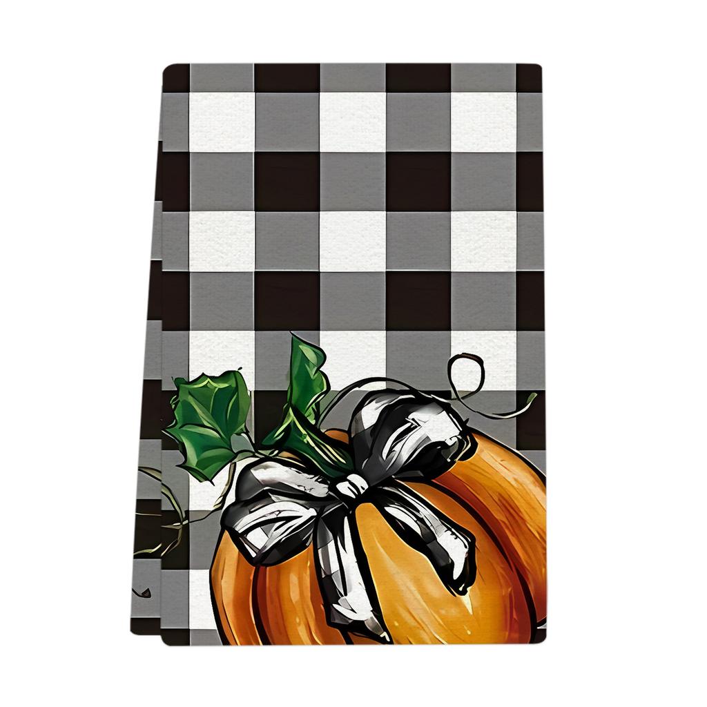 Popular 250gsm Cross-border Halloween Day Decoration Microfiber Towel Gift-giving Kitchen Small Towel
