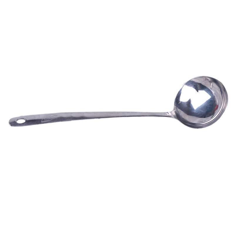 Extended Stainless Steel Soup Ladle and Strainer for Home and Restaurant Hot Pot