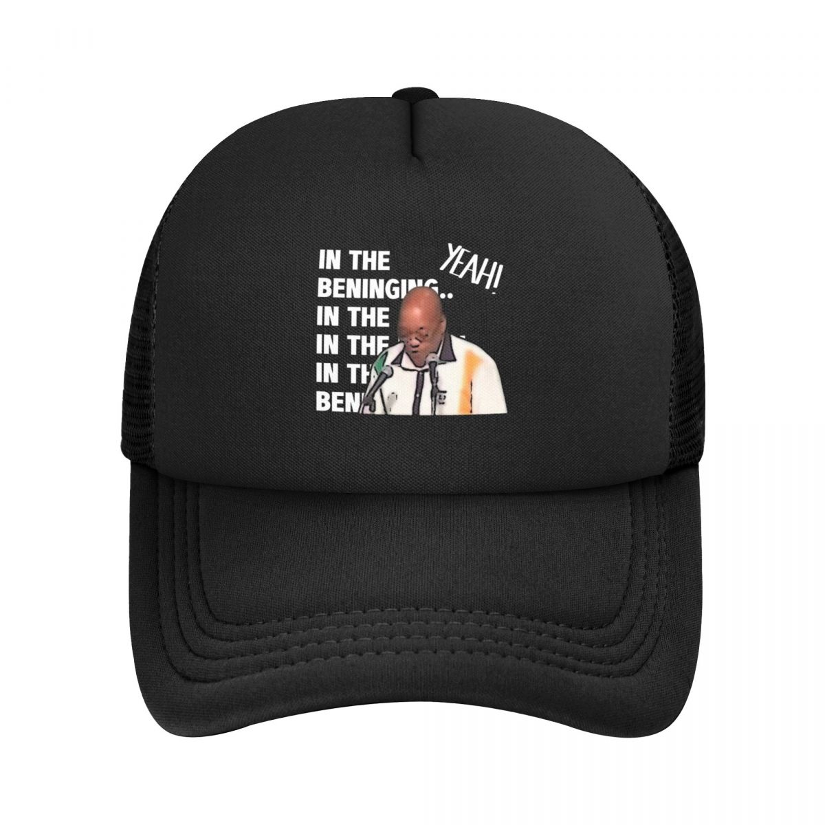 

Baseball Caps In The Beningin Beginning Humor Sarcastic Funny Mesh Hats Sport Casquette Adult Hats One Size