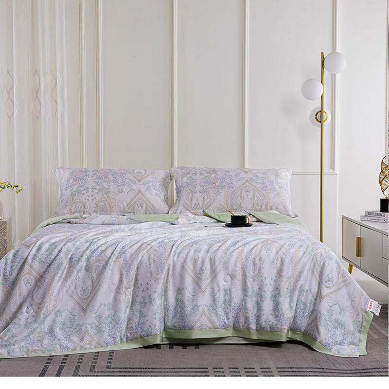Hengyuanxiang Lyocell Print Summer Quilt Bedding Set