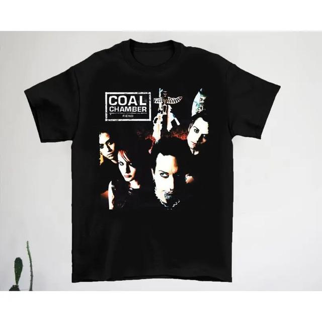 T-Shirt With Portrait Of Coal Chamber Fiend Band XXXL