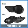 Front Left Right Side Fog Light Grille Cover 52128-08020 52127-08020 Fog Light Bezel Cover Trim for Toyota Sienna 2011-2015 1 Pair Auto Accessories