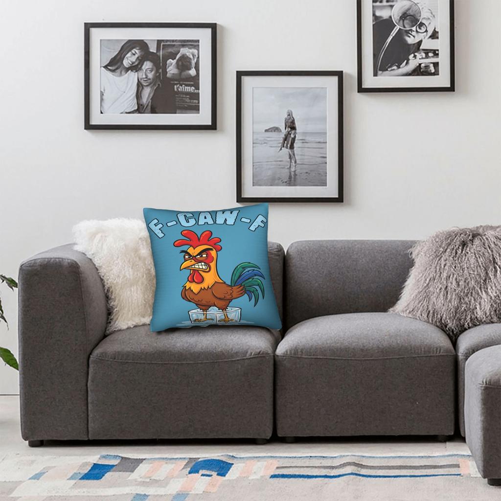 Chicken F-CAW-F  Pillow Case  Cute Funny Pillow Cover Comfy Pillowcases For Wedding Party Home Decor