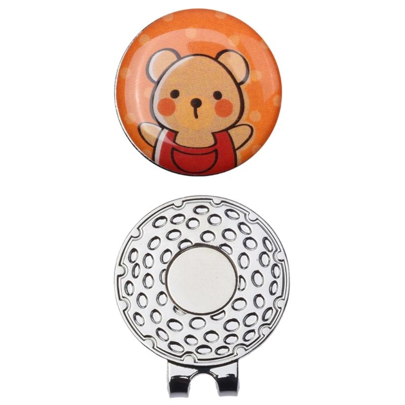Golf Ball Marker with Standard Magnetic Hat Clip, Funny Golf Ball Marker Hat Clip Golf Gifts Men Women Golf Accessories