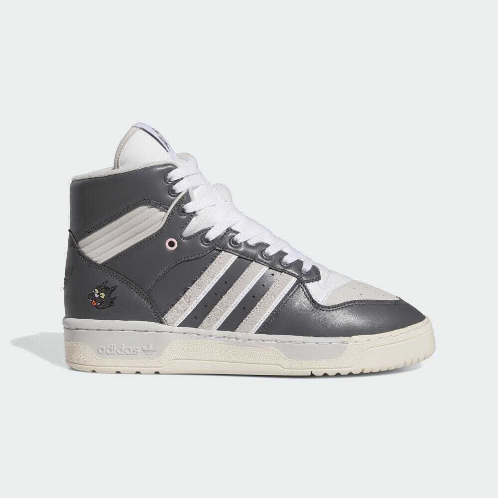 IE7565 The Simpsons A adidas Originals Rivalry High Scratchy Gray Five (Men s) 9