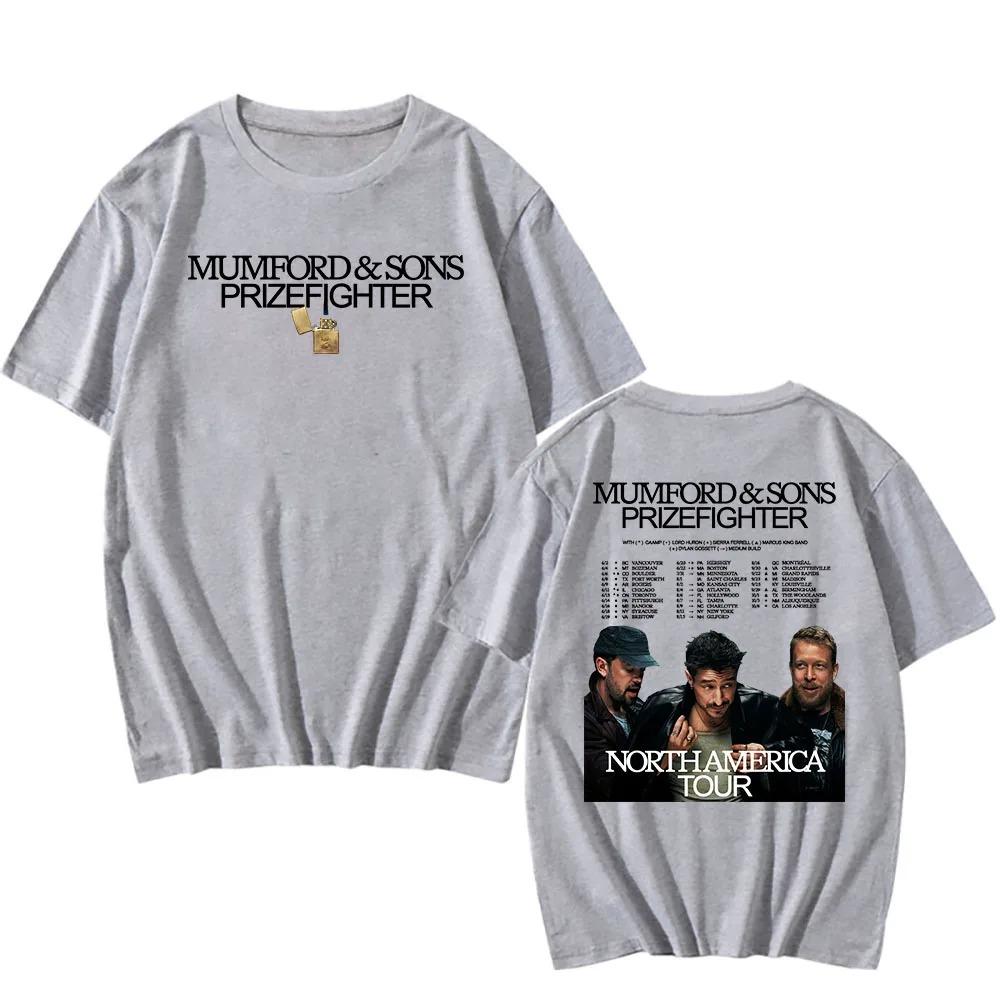 

Prizefighter 2026 North American Tour Tees MUMFORD & SONS Band Design Merch Graphic Print T-shirt Unisex Short Sleeve Tshirts XXXL