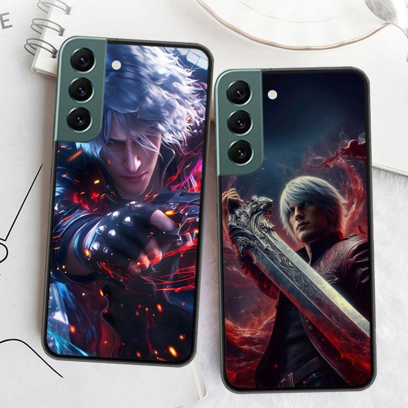 D-Devil May Cry DMC Phone Case For Samsung A15 A25 A35 A55 Galaxy A12 A22 A32 A52 A72 A54 A34 A24 A14 A53 A33 A23 A13 A73 A42 5G