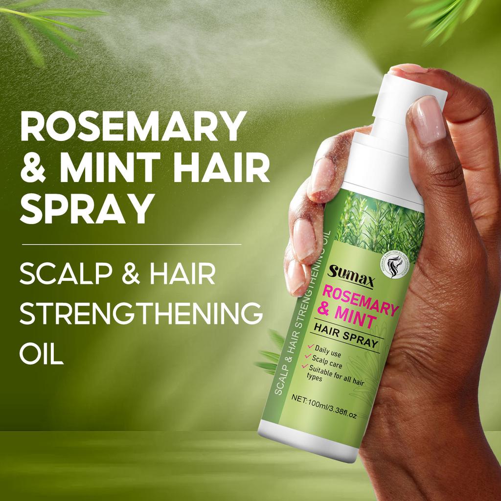 Rosemary Mint Hair Care Spray Moisturizes Anti-frizz Soft Hair