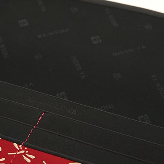 Inden Long Wallet 2311 Kozakura x Respect for the Aged Day INDEN-YA [Red White]