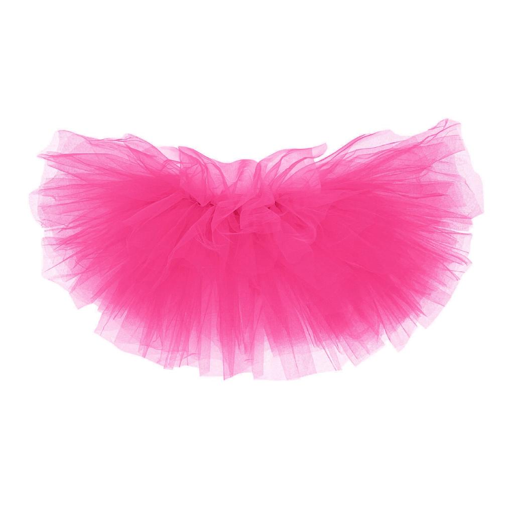 Tutu Running Skirt Mini Skirt 6-Layer Tulle Tulle Skirt Sexy Ballet Skirt Tiered Skirt Petticoat Fluffy Layered Tulle Tutu Skirt