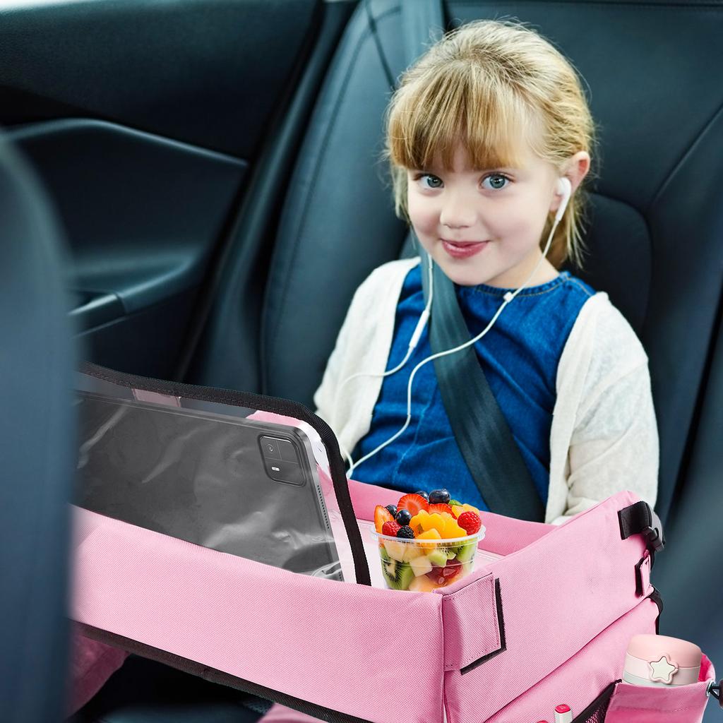 Car Seat Tray Foldable Car Seat Table Practical Airplane Activity Table for Children Boy Girl Portable Toddler Kid Travel Tray