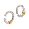 Fashionable Color Block Clip On Earrings No Piercing Needed Comfortable Stainless Steel Ear Cuffs for Women Girls