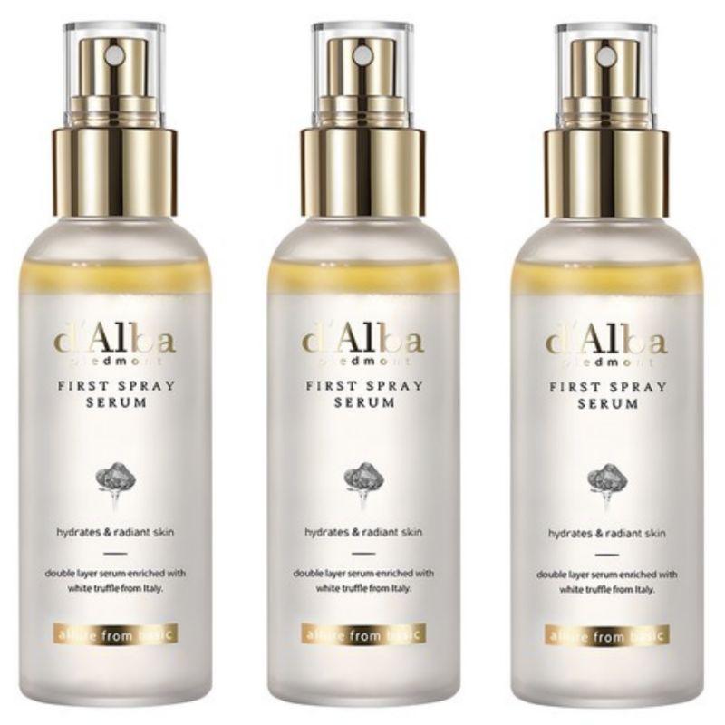 d'Alba White Truffle First Spray Serum Facial Mist 100ml – Hydrating & Glow Boosting Vegan Oil-Serum Mist