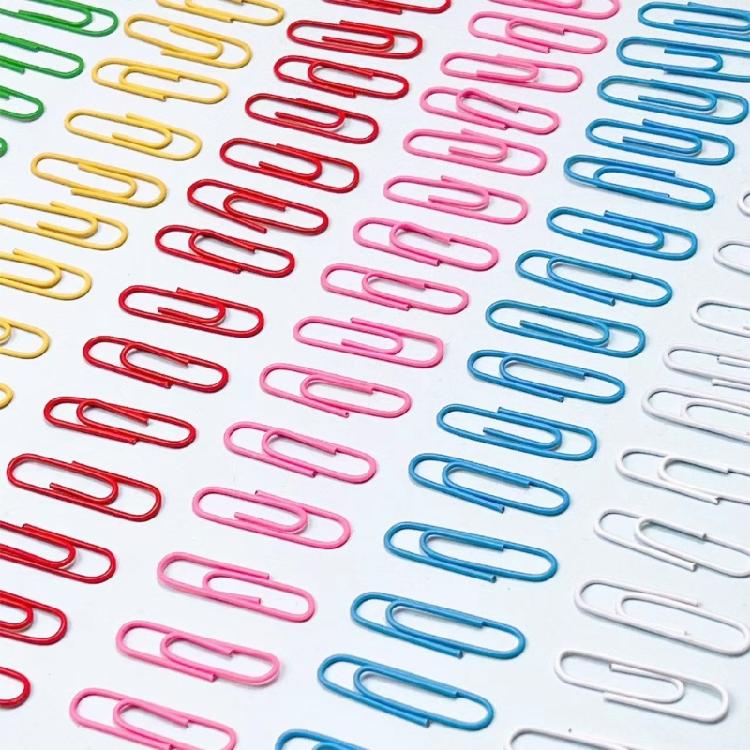 120 szt. Kolorowe spinacze do papieru Plastikowe klipsy 28mm 33mm Spinacze do papieru Klipsy do listów Artykuły biurowe i szkolne
