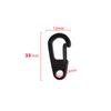 10 stk D Karabinkrok D-Ring nøkkelring Fjærklemmer Mini Aluminiumslegering Hengespenne Overlevelse EDC Gear Outdoor Camping Nøkkelring Verktøy