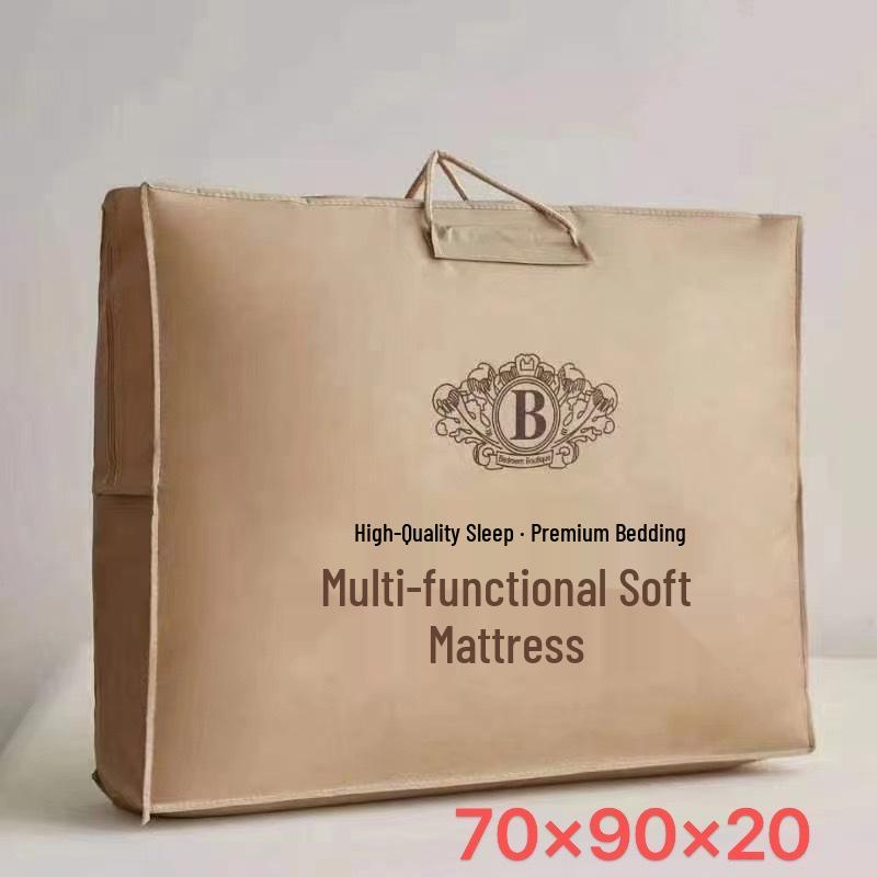 Foldable Non-Woven Tote Bag for Storing Student Dormitory Mattress and Quilt - Large Capacity