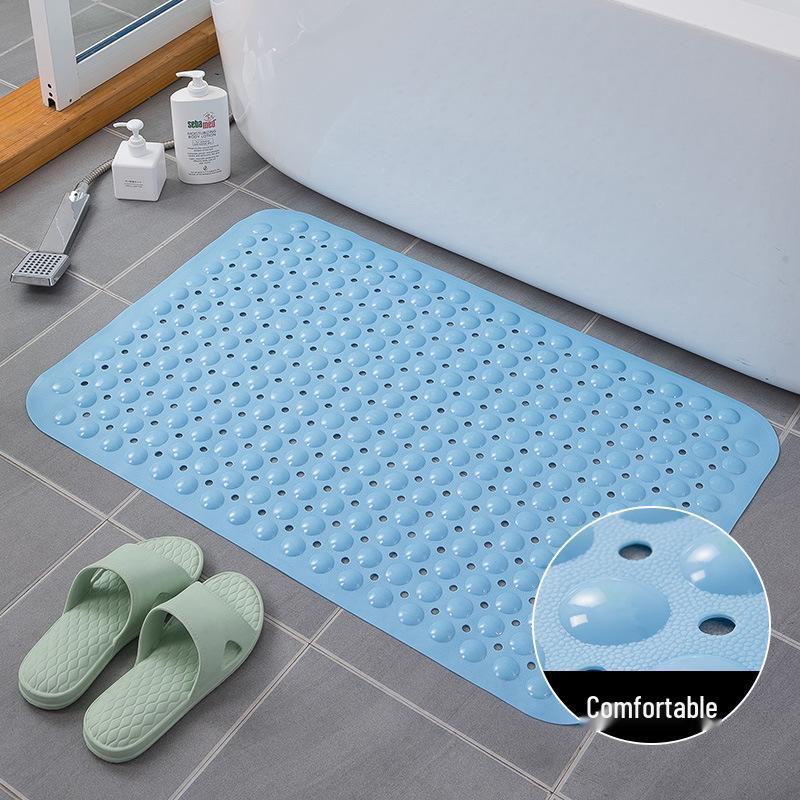 PVC Non-Slip Bathroom & Shower Mat - Water-Resistant for Home, Hotel, Pool, Toilet, Floor.
