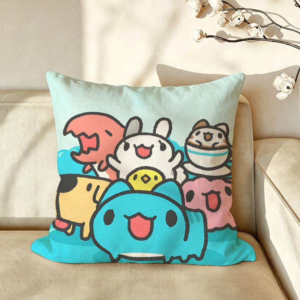 Character ccapoo Cushion Cover Pillow Case Antidustmite Pillowcase Silky Short Plush Sofa Cushion Cover hot