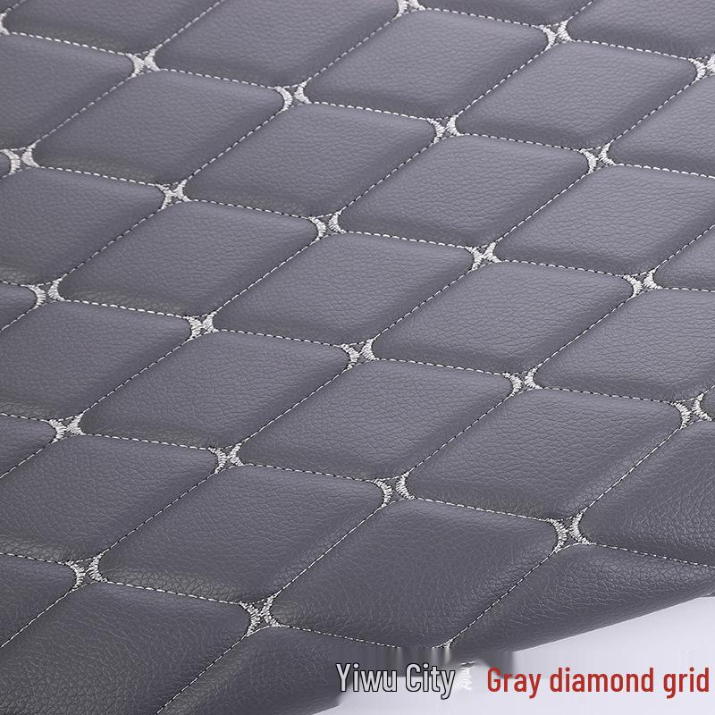 Verdikte Faux Lederen Auto Interieur Hemelbekleding & Vloermat met Borduurdetails