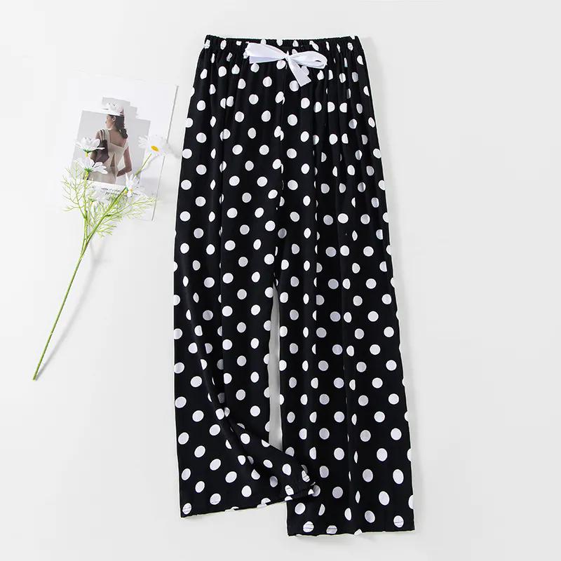 

WTEMPO Мамины эластичные кюлоты большого размера с высокой талией и широкими штанинами, женские весенне-летне-осенние свободные повседневные укороченные брюки из тонкой ткани с цветочным принтом One Size