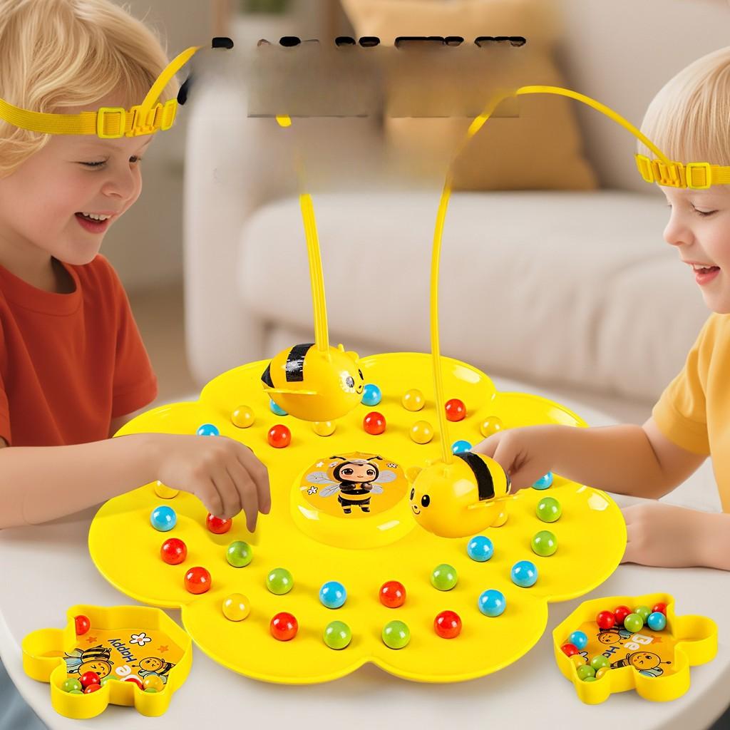 Small Bee Magnetic Bead Indoor Game For Kids Cognitive Skills And Parent Child Bonding