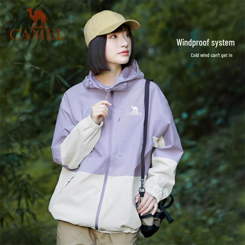 CAMEL Women s JF8342 Hooded Waterproof Outdoor Jacket M