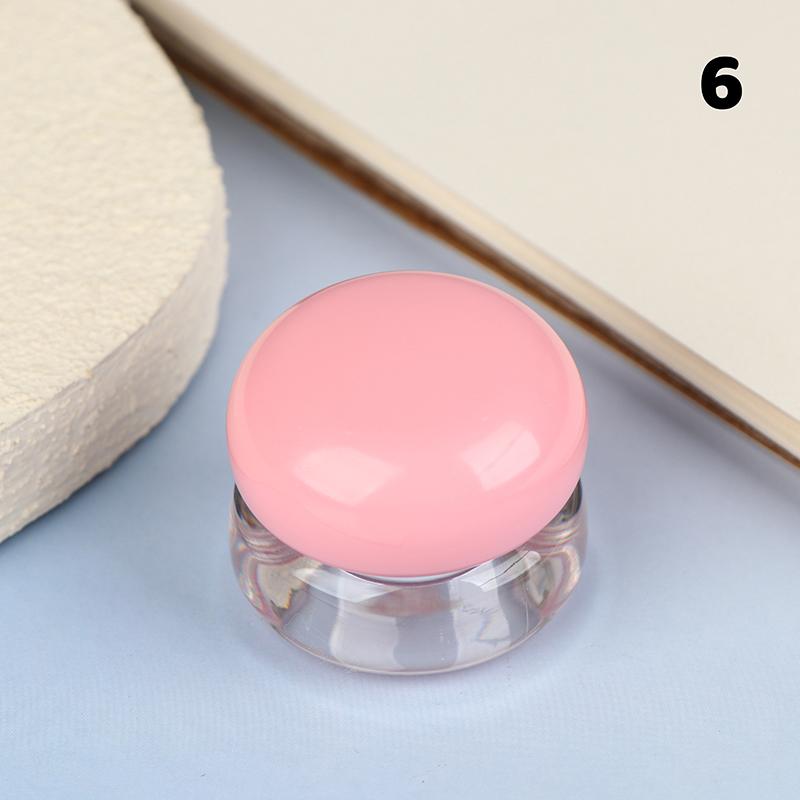 1 Pcs 5g Empty Plastic Lip Scrub Jars With Cover Balm Mask Skin Care Container Cute Blush Jar Cosmetic Jars Travel Container