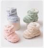 Winter Velvet Baby Shoe Socks: Soft, Thickened, Warm, Anti-Drop, Cotton Protection for Newborns and Toddlers