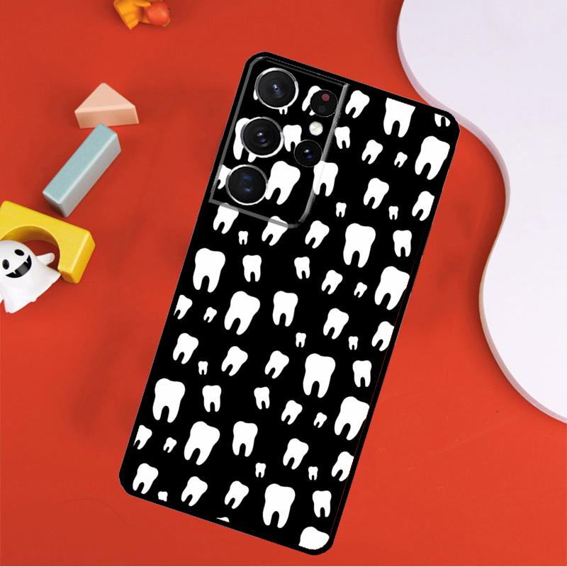 Dentist Dental Teeth Tooth Doctor Phone Case For Samsung Galaxy S25 Ultra S9 S10 S20 FE S21 S22 S23 S24 Plus S24 Ultra Cover