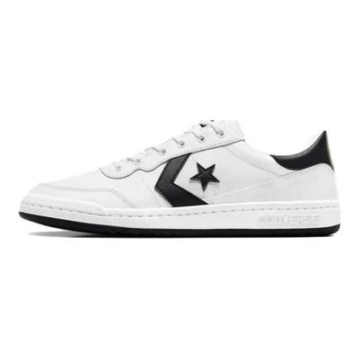 Fastbreak Comfortable and Versatile Non-slip Shock-absorbing Lightweight Low-top Board Shoes Unisex White and Black