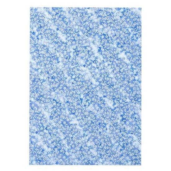 Washi Kawa Sumi Tokusen Aizome-style Hand-dyed Chiyogami Yuzen A3 Approximately 29.742cm 10 Patterns Included