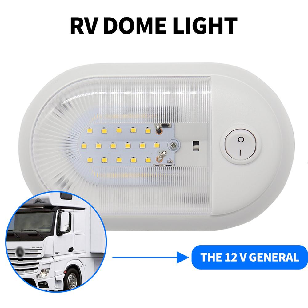 24 LED Dome Light 12V/24V RV Camper Marine Yacht Boat Interior Ceiling Lamp
