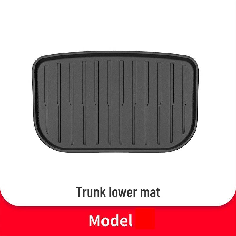 Trunk and Floor Mats for Tesla Model 3/Y Refresh - TPE Front, Rear, and Tail Box Accessories