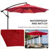 8/6 Bone Parasol Umbrella Surface Without Stand 2.7m Parasol Replaceable Cloth UV Protection Detachable for Outdoor Beach Garden