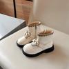 Kids Shoes Boots for Girl Winter Princess Cotton Shoes Fashion Sweet Bowknot Children  Causal Plush Short Boots Warm Versatile