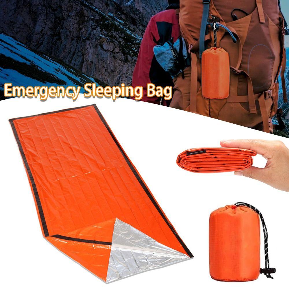 Portable Emergency Sleeping Bag Windproof Bivy Blanket Mini Emergency Survival Sleeping Bag