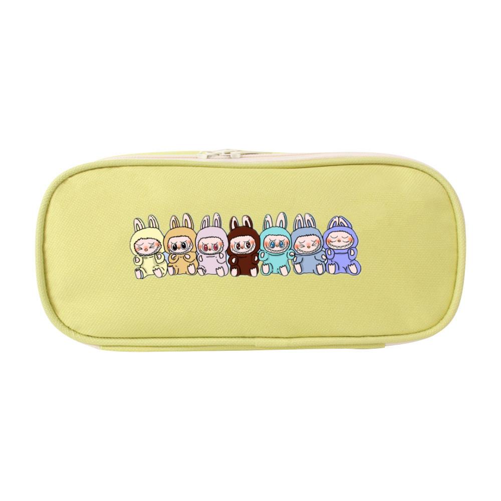 Pattern Canvas Printing Stationery Bag Student Storage Pen Gift Case