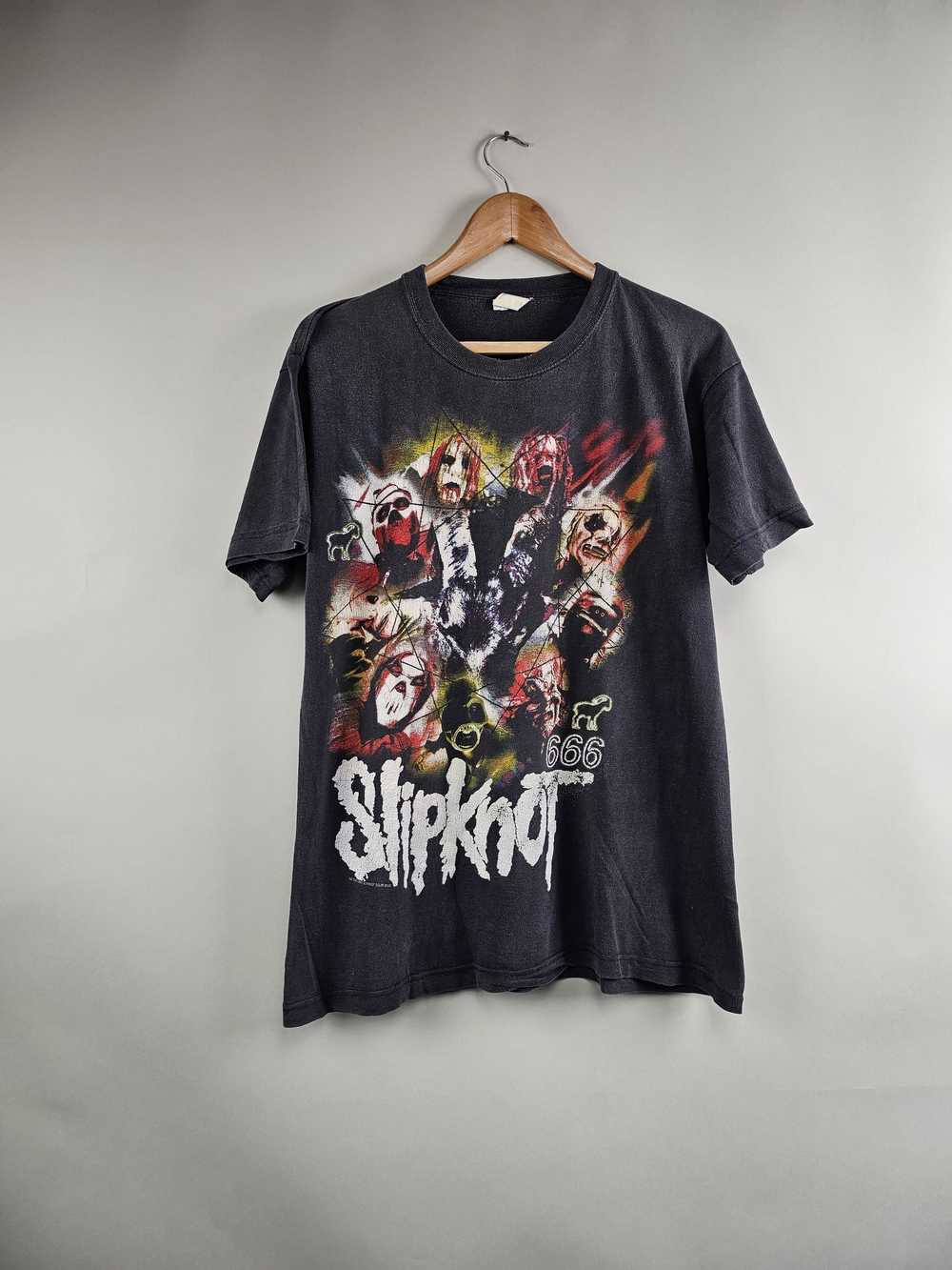 Vintage 2002 Slipknot Lowa Tour Black Unisex Heaven Cotton Tshirt S5XL KH5731 XXL