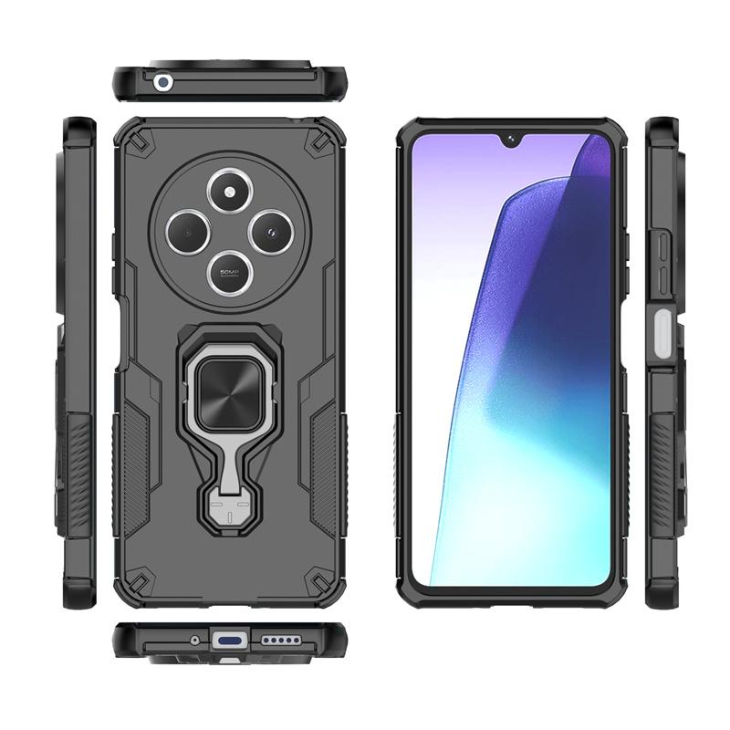 Für Xiaomi Poco C75 4G Hülle Stoßfest Magnetische Rüstung Handyhüllen für PocoC75 Poko Little C 75 75C Ständer Rückseite Abdeckung Fundas