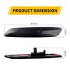 2PCS For BMW E81 E87 E82 E88 E90 E91 E92 E93 E60 E61 X1 E84 X3 E83 12V Car LED Flashing Dynamic Turn Signal Side Marker Lamp