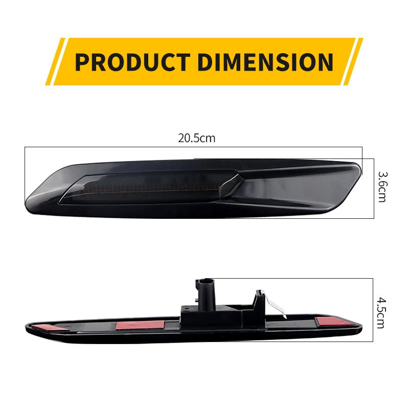 2PCS For BMW E81 E87 E82 E88 E90 E91 E92 E93 E60 E61 X1 E84 X3 E83 12V Car LED Flashing Dynamic Turn Signal Side Marker Lamp