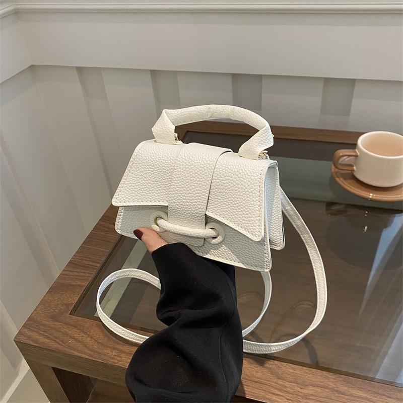 Chic Mini Shoulder Bag For Women Trendy Small Square Bag In Stylish Pu Leather