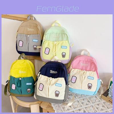 Kids School Backpack For Toddlers With Nylon Material And Curved Shoulder Straps For Preschool And Daycare