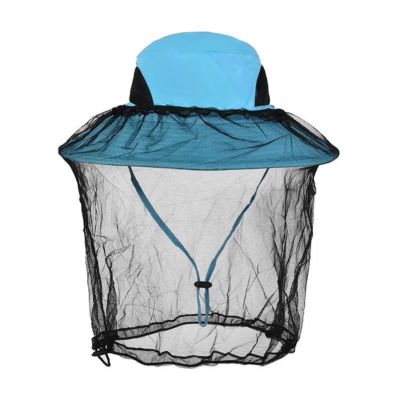 

Spring Insect-Proof Sun Hat: Quick-Dry Adult Beekeeper & Fishing Protection 45cm Mesh Height, Large Protection Area